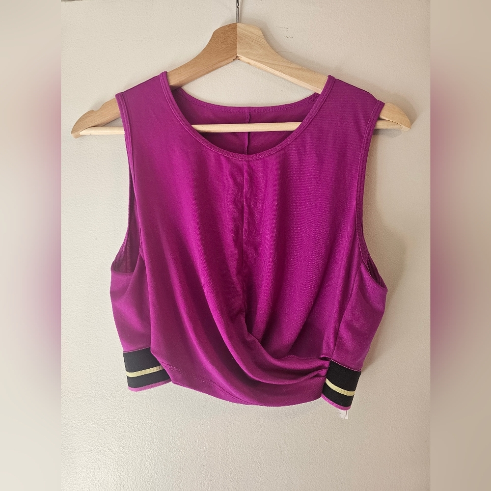 Fabletics Purple Crop Top